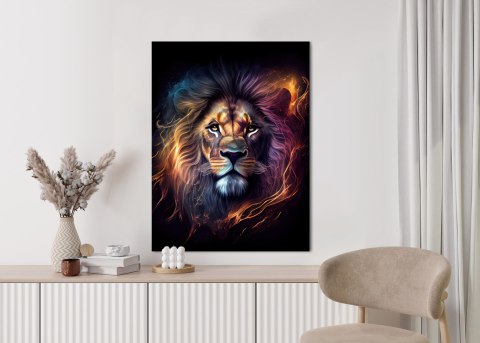 Plakat Magiczny Portret Lwa