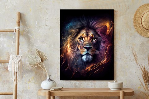 Plakat Magiczny Portret Lwa