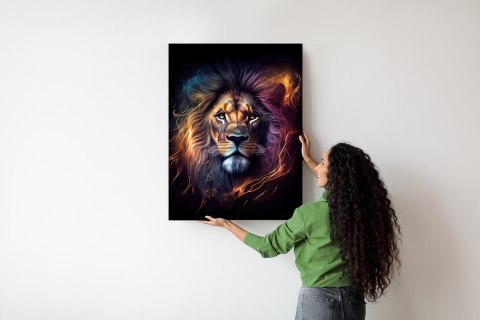 Plakat Magiczny Portret Lwa