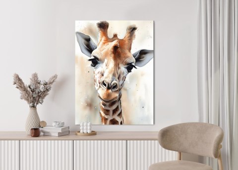 Plakat Młoda Żyrafa Z Uroczym Spojrzeniem