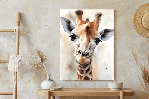 Plakat Młoda Żyrafa Z Uroczym Spojrzeniem