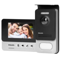 Philips WelcomeEye Compact, Zestaw wideodomofonowy, bezsłuchawkowy, kolor, LCD 4,3