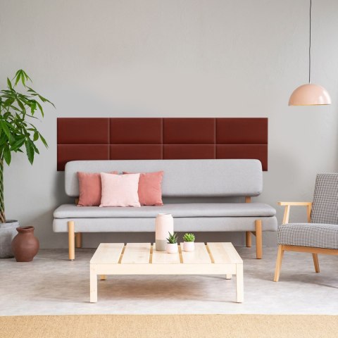 Panel Tapicerowany Bordowy