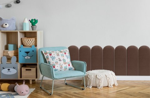 Panel Tapicerowany Brązowy 20cm