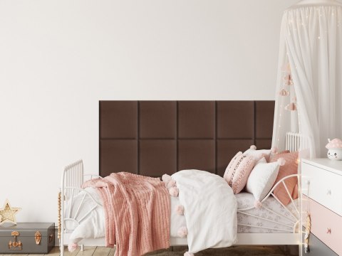 Panel Tapicerowany Brązowy