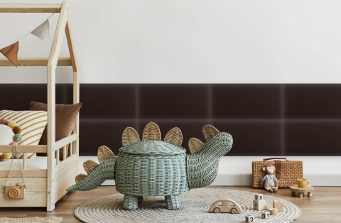 Panel Tapicerowany Eko Skóra Brązowy