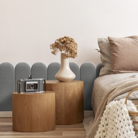 Panel Tapicerowany Jasny Szary 20cm