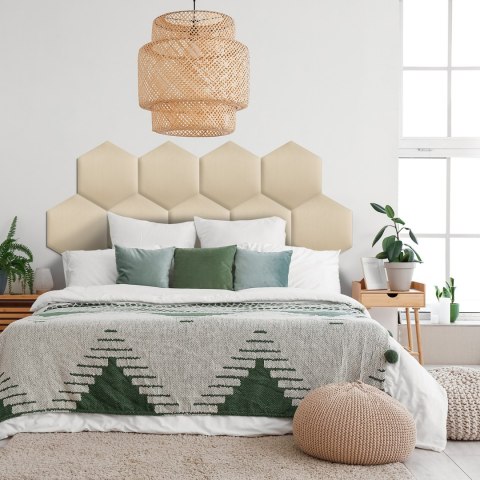 Panel Tapicerowany Kremowy