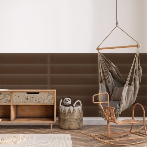 Panel Tapicerowany Magic Velvet Brązowy