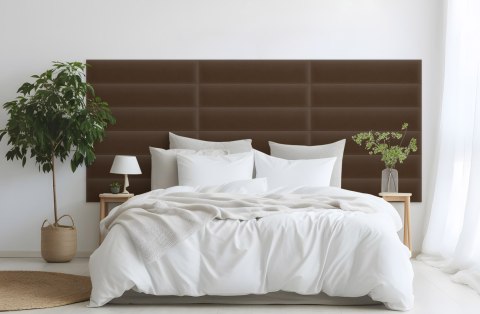 Panel Tapicerowany Magic Velvet Brązowy