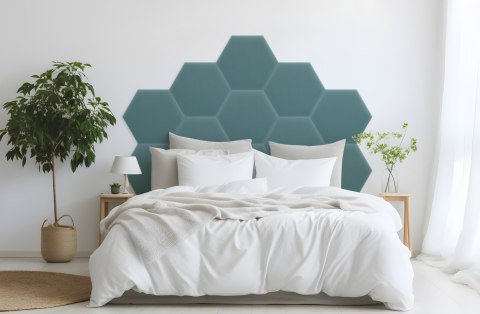 Panel Tapicerowany Magic Velvet Lazurowy