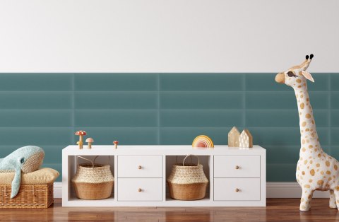 Panel Tapicerowany Magic Velvet Lazurowy