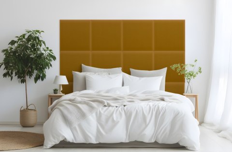 Panel Tapicerowany Magic Velvet Miodowy