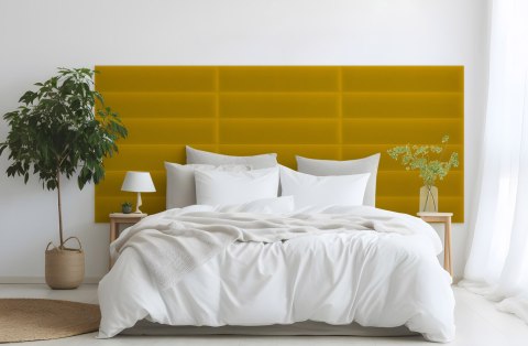 Panel Tapicerowany Magic Velvet Żółty