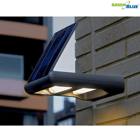 Solarna lampa ścienna GreenBlue GB131 LED 12W - dwia niezależne kierunki światła Solarna lampa ścienna GreenBlue GB131 LED 12W - dwia niezależne kierunki światła