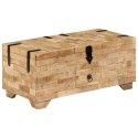 Stolik kawowy, lite drewno mango, 80x40x35 cm