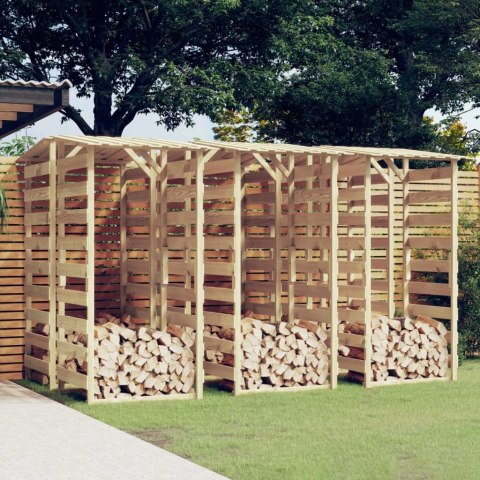 Pergole ogrodowe z daszkiem, 6 szt., 100x90x200 cm, sosnowe Pergole ogrodowe z daszkiem, 6 szt., 100x90x200 cm, sosnowe