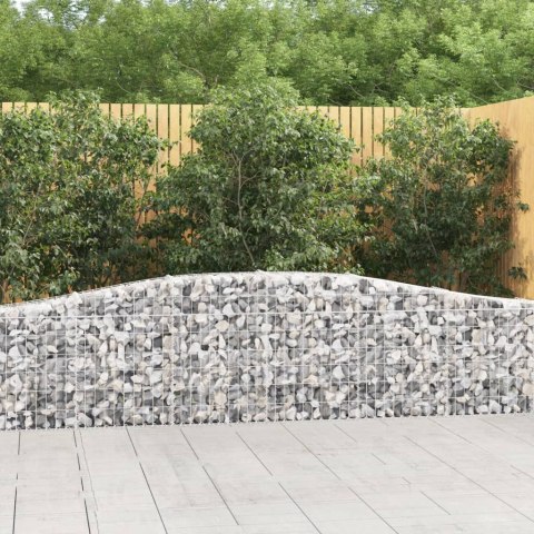 Kosze gabionowe, 25 szt, 400x30x60/80 cm, galwanizowane żelazo Kosze gabionowe, 25 szt, 400x30x60/80 cm, galwanizowane żelazo