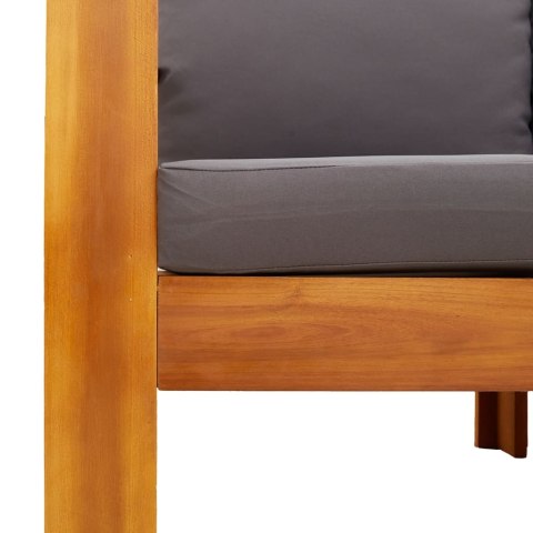 10-cz. zestaw wypoczynkowy do ogrodu, z poduszkami, akacjowy