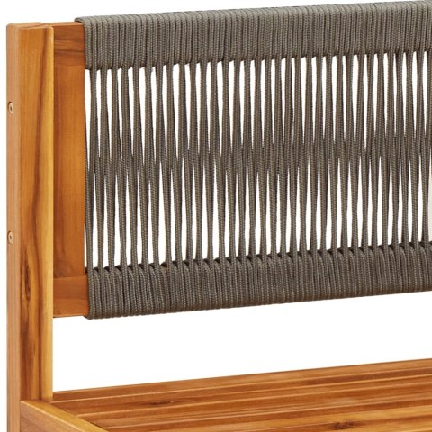 5-cz. zestaw wypoczynkowy do ogrodu, z poduszkami, akacjowy