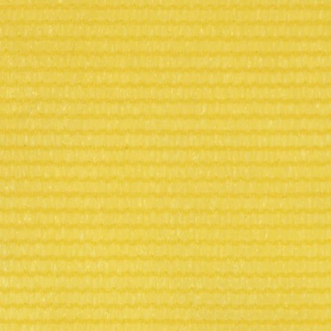 Parawan balkonowy, żółty, 75x600 cm, HDPE