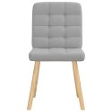 Krzesła do jadalni 6 szt. Tkanina Cloud Grey