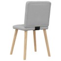Krzesła do jadalni 6 szt. Tkanina Cloud Grey