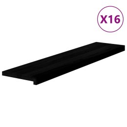 Stopnie schodowe 16 szt. brązowe 110x25x2 cm lite drewno dębowe