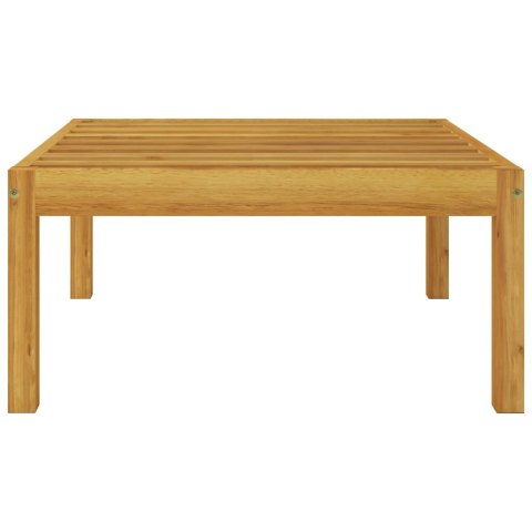 Podnóżek ogrodowy z poduszką, lite drewno akacjowe