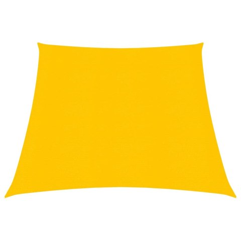 Żagiel przeciwsłoneczny, 160 g/m², żółty, 3/4x2 m, HDPE