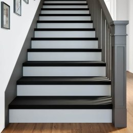 Stopnie schodowe, 8 szt. brązowe 100x25x2 cm lite drewno dębowe
