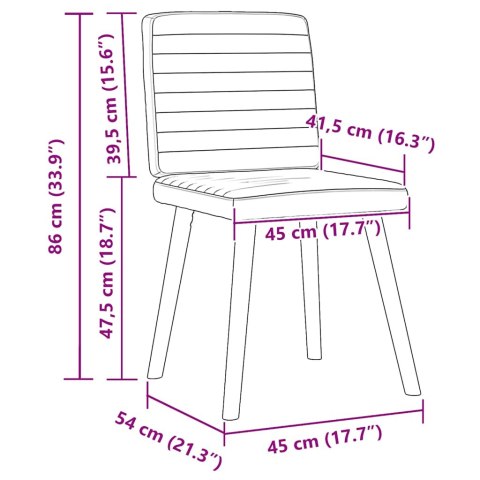 Krzesła do jadalni 6 szt. Tkanina Cloud Grey