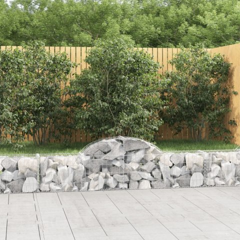 Kosze gabionowe, 13 szt, 200x30x40/60 cm, galwanizowane żelazo Kosze gabionowe, 13 szt, 200x30x40/60 cm, galwanizowane żelazo