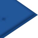 Poduszka na ławkę ogrodową, kobaltowa, 180x50x3 cm, tkanina