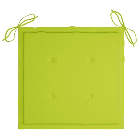 Poduszki na krzesła ogrodowe, 4 szt., jasnozielone, 50x50x4 cm Poduszki na krzesła ogrodowe, 4 szt., jasnozielone, 50x50x4 cm