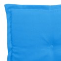 Poduszki na krzesła ogrodowe, 6 szt., niebieskie, 50x50x4 cm