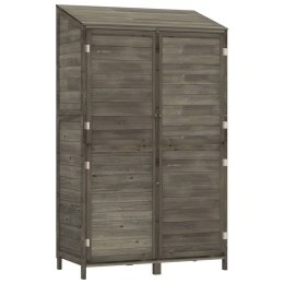 Szopa ogrodowa, antracytowa, 102x52x174,5 cm, drewno jodłowe