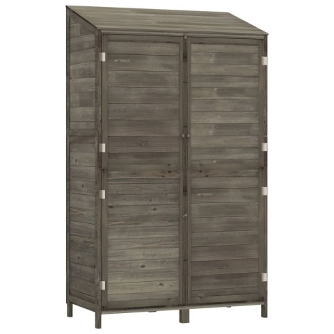 Szopa ogrodowa, antracytowa, 102x52x174,5 cm, drewno jodłowe Szopa ogrodowa, antracytowa, 102x52x174,5 cm, drewno jodłowe