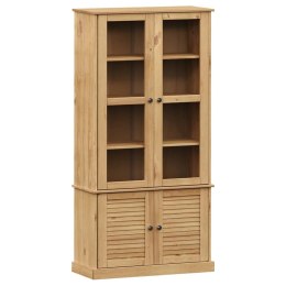 Witryna VIGO, 85x35x170 cm, lite drewno sosnowe