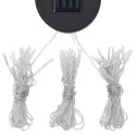 Altana z moskitierą i sznurem lampek LED, 3x3x2,73 cm, taupe