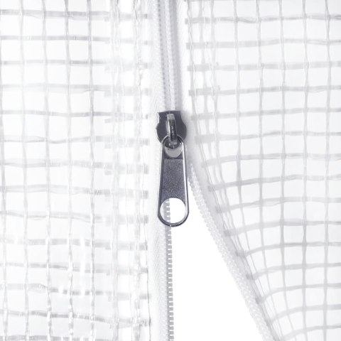 Szklarnia ze stalową ramą, biała, 24 m², 6x4x2 m