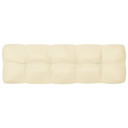 Poduszka na sofę z palet, kremowa, 120x40x10 cm