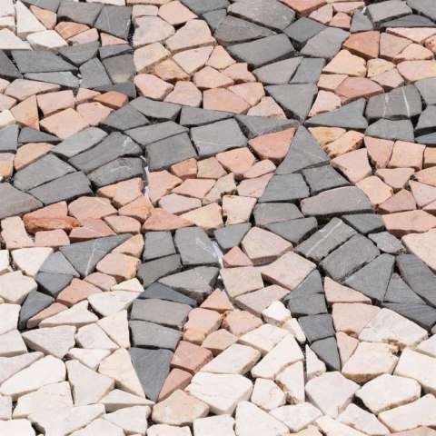 Mozaika marmurowa, motyw Róża Wiatrów, 90 x 90 cm