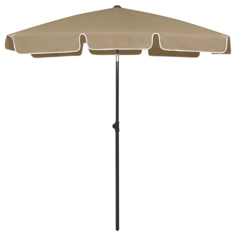 Parasol plażowy, taupe, 180x120 cm