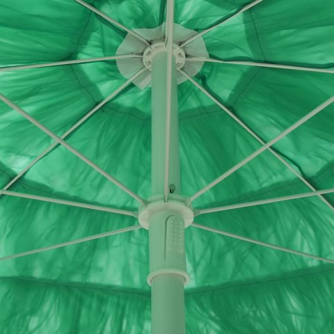 Parasol plażowy, zielony, 240 cm