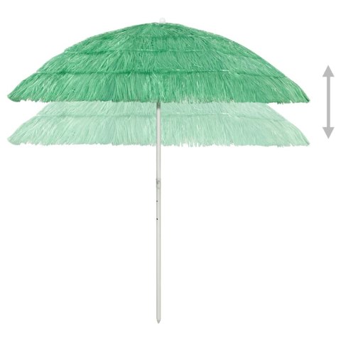 Parasol plażowy, zielony, 240 cm