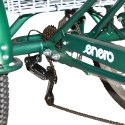 ROWER 3-KOŁOWY SKŁADANY 24 ZIELONY SHIMANO 6-BIEGOWY ENERO
