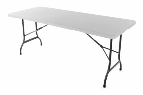 Komplet składany stół ogrodowy campingowy Garth 183 cm + 2 składane ławki