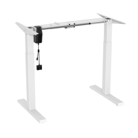 Biurko elektryczne regulacja wys. Ergo Office, max wys 123cm, max - 70 kg, bez blatu do pracy stojąco siedzącej, białe, ER-403W Biurko elektryczne regulacja wys. Ergo Office, max wys 123cm, max - 70 kg, bez blatu do pracy stojąco siedzącej, białe, ER-403W