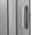Drzwi harmonijkowe 004-100-07 Szary Dąb 100 cm